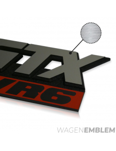 GTX VR6 front grille badge