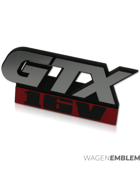 GTX 16V front grille badge