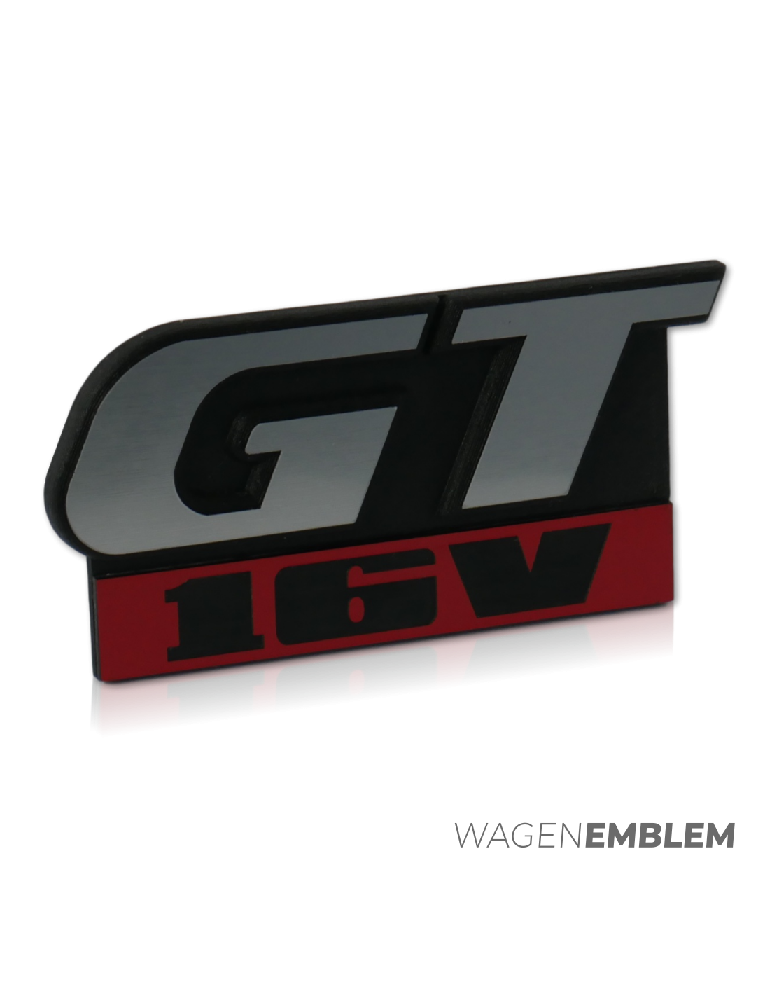 GT Grill emblème voiture Mk5 Avant GT Grille Sport Badge voiture chromé 