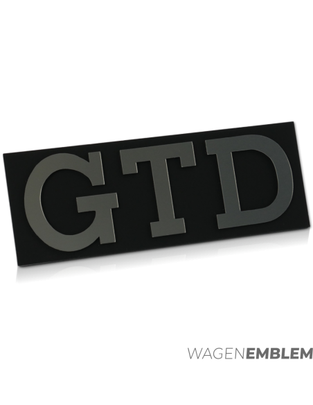 GTD front grille badge Mk1