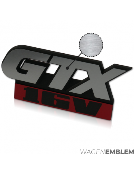 GTX 16V front grille badge