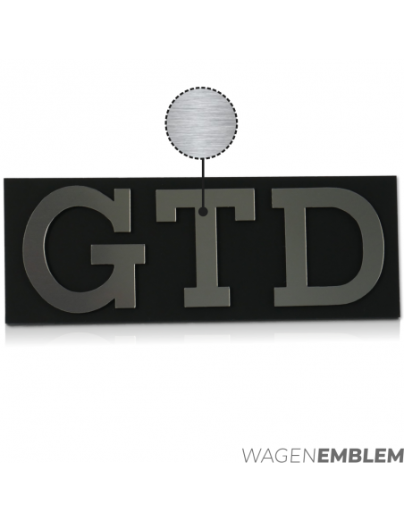 GTD front grille badge Mk1